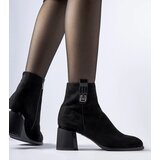 Gemre Black insulated heeled ankle boots Bangor | shoptok.hr