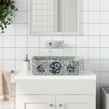 vidaXL Umivalnik večbarven pravokoten 46x35,5x13 cm keramika Cene