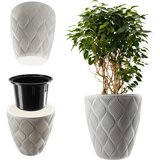 KADAX cvetlični lonec z vložkom 42 cm pokrov za cvetlični lonec plastika visok, (5000346631) | Shoptok.si