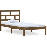 The Living Store Posteljni okvir medeno rjav iz borovine 100x200 cm - Posteljni Okvir, (21531573) | Shoptok.si