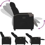 Naslonjač od tkanine crni | shoptok.hr
