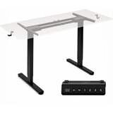 Električni okvir za stol s podesivom visinom 72-120 cm za radne povr&amp;scaron;ine do 160 cm crne boje ModernHome Slike
