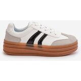 EVENTO Women's Platform Sneakers White-Grey Nesonice | shoptok.hr