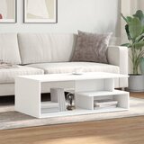  Stolić za kavu bijeli 102 x 55 x 35 cm od konstruiranog drva | shoptok.hr