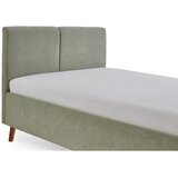 Meise Möbel Svetlo zelena oblazinjena zakonska postelja z letvenim dnom 140x200 cm Piano – | Shoptok.si