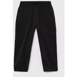 Abercrombie & Fitch Otroške hlače črna barva
