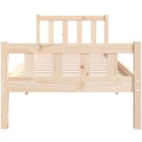  Posteljni okvir iz trdnega lesa 90x190 cm, (20906905) | Shoptok.si