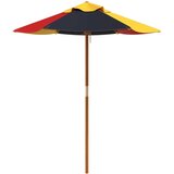 vidaXL Vrtni senčnik za otroke z lesenim drogom Ø120x140 cm | Shoptok.si