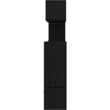  Set TV komoda s policom Zidne Ostalo s pohranom s vratima 10 pcs Crni hrast 180 x 30 x 90.5 cm | shoptok.hr