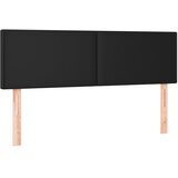  LED uzglavlje crno 144 x 5 x 78/88 cm od umjetne kože | shoptok.hr