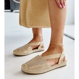 Gemre Beige open-heel espadrilles Tharna | Shoptok.si