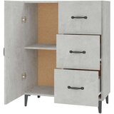  Komoda siva boja betona 69 5x34x90 cm od konstruiranog drva | shoptok.hr