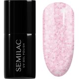 Semilac UV Hybrid Crushed_ICE gel lak za nohte z uporabo UV/LED lučke odtenek 491 Strawberry Ice 7 ml | Shoptok.si
