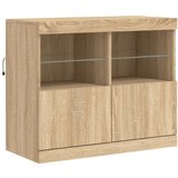  Komoda s LED svjetlima boja hrasta sonome 283x37x67 cm | shoptok.hr