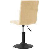 vidaXL Vrtljivi jedilni stoli 4 kosi krem žamet, (20945308) | Shoptok.si