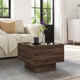  Bočni stolić LED boja hrasta 40 x 40 x 30 cm konstruirano drvo | shoptok.hr