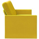 SOFA za 3 osobe Žuta 220 x 81 x 82 cm Baršun | shoptok.hr