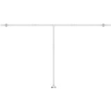  Samostojeća tenda na ručno uvlačenje 500 x 350 cm žuto-bijela | shoptok.hr