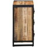 vidaXL Bivak 50x35x70 cm Masivni neobdelan les Mango | Shoptok.si