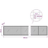  Gabion s žicom debljine 3 5 mm i mrežom 5x2 5 cm 450x20x50 cm - 20 cm 50 cm 450 cm | shoptok.hr