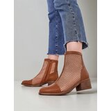 Resti Women's perforated ankle boots on a low heel Rowices | shoptok.hr