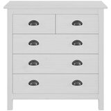  Komoda Hill bijela 79 x 40 x 80 cm od masivne borovine | shoptok.hr