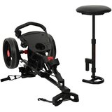 Golf Trolej s sjedištem Crna 95 x 69 x 114 cm Željezo | shoptok.hr