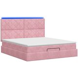  Krevet od pjene s madracem i LED-om Ružičasta 140 x 190 cm | shoptok.hr
