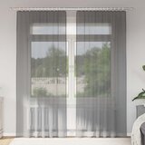 Voile zavjese s džepovima za šipke 2 kom tamnosive | shoptok.hr