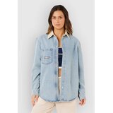 Rip Curl Surf Side Relaxed Denim Srajca washed blue Cene