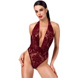 Noir Handmade F386 Kink Royal Cascade Bodysuit Burgundy XL Cene