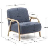 Kave Home Moder fotelj Sylo – | Shoptok.si