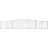  Lučne gabionske košare 15 kom 400x30x60/80 cm pocinčano željez | shoptok.hr