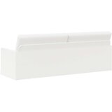 SOFA za 3 osobe Bijela 220 x 81 x 82 cm Tkanina Slike