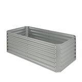 Blumfeldt High Grow Straight, visoka greda, 180 x 60 x 90 cm, 970 l, jeklo, pocinkano, srebrna barva Cene