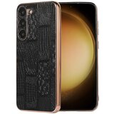 INORCO Za Samsung Galaxy S23 nano galvanizirana torbica za telefon mahjong tekstura iz pravega govejega usnja+PC+ovitek TPU, (22036234) Cene