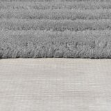 Flair Rugs Siva ročno tkana volnena preproga 120x170 cm Zen Rectangles – | Shoptok.si