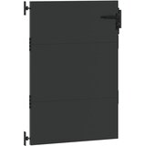 Vrtna vrata 85 x 125 cm Crna Može se zaključati | shoptok.hr