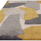 Asiatic Carpets Oker rumena/siva ročno tkana preproga iz recikliranih vlaken 200x290 cm Romy – | Shoptok.si