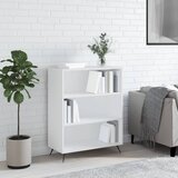 The Living Store Knjižna omara bela 69,5x32,5x90 cm inženirski les - Knjižna Omara, (21431225) Cene