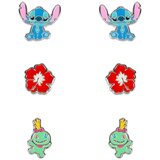 Disney Stitch Set naušnica 3 para, posrebren Cijene