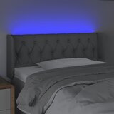  LED uzglavlje svjetlosivo 103x16x78/88 cm od tkanine | shoptok.hr