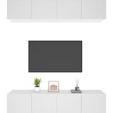 TV ormarići 4 kom bijeli 80 x 30 x 30 cm od konstruiranog drva | Eponuda.com