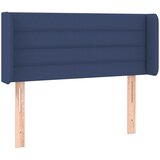 Maison Chic vzglavna omarica - nočna omarica - posteljna omarica z ušesi modro 103x16x78/88 cm blago, (21709222) | Shoptok.si