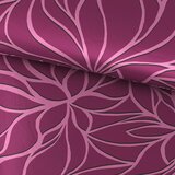Boxxx POSTELJNINA FLEUR 140/200 cm saten barve gozdnih sadežev | Shoptok.si