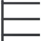  Metalni okvir za krevet s uzglavljem crni 120x190 cm | shoptok.hr