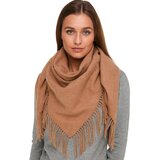 Pri One-color shawl shlik scarf with fringe GRACE Cene