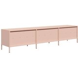 vidaXL TV omarica roza 202x39x43,5 cm hladno valjano jeklo | Shoptok.si