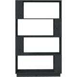 Ormarić za knjige / pregrada sivi 80x25x132 cm od borovine | Eponuda.ba