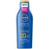 Nivea SUN PROTECT & MOISTURE Hidratantni losion za sunčanje SPF 20 200 ml | shoptok.hr